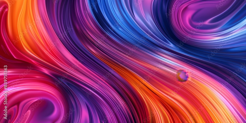 Poster abstract colorful lines background with swirling motion
