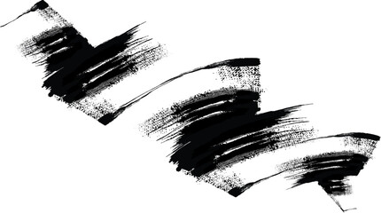 Artistic grungy creative brush stroke set, vector artistic black paint brush strokes, Flat Paint Brush Thin Short Background & Straight Lines Mix High Detail Abstract Vector Background Mix Set 