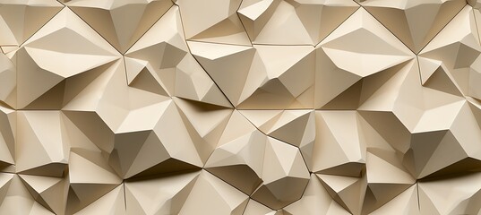 An Abstract Beige Background with Geometric Shapes