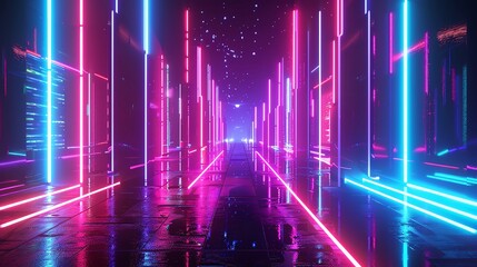 Fototapeta premium 3D Music Animation Bring your music to life with 3D animation that adds depth and dimension to your visuals