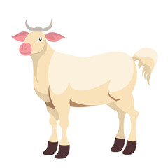 illustration of a goat