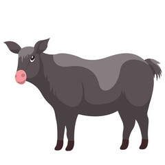 illustration of a donkey