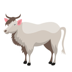 illustration of a goat
