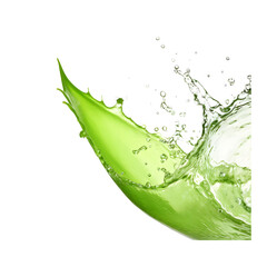 splash of aloe vera png transparent background