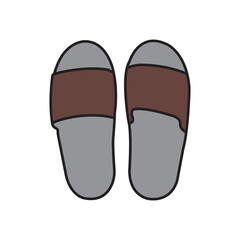flip flops icon design