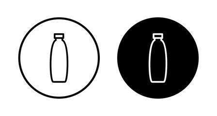 Bottle icon vector isolated on white background. Bottle vector icon