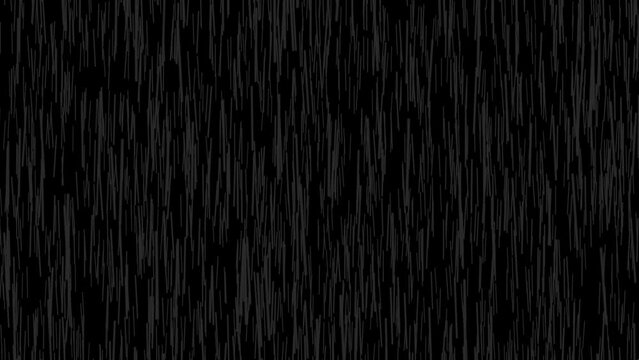 Falling raindrops footage animation in realtime on  black background,  Rain Overlay Background At Night,
Rain on Black Background. Rain Animation. High quality, Heavy rain drop in rainy