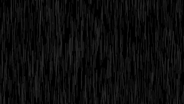 Falling raindrops footage animation in realtime on  black background,  Rain Overlay Background At Night,
Rain on Black Background. Rain Animation. High quality, Heavy rain drop in rainy