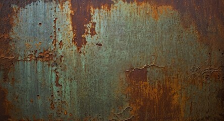 Fototapeta premium Background. Rusty metal texture. Peeling paint.