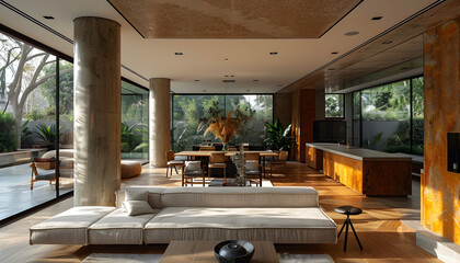 Fototapeta premium interior of a dining room