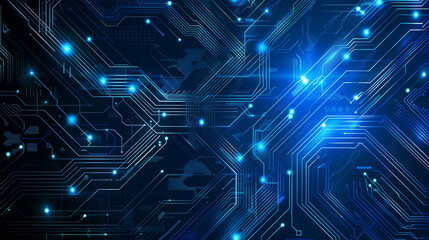 Obraz premium modern digital technology background, cyber tech wallpaper, futuristic technology concept