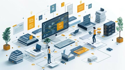 Obraz premium Compliance Unveiled: Advanced Document Management in the Age of Governance