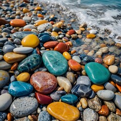 pebbles on the beach