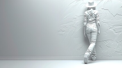 model posing