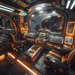 Interplanetary Ship Pilot Station: Guiding Journeys Across the Cosmos