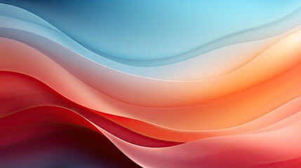 Obraz premium colorful gradient abstract modern background with waves concept
