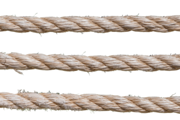 Rope On White or Transparent Background