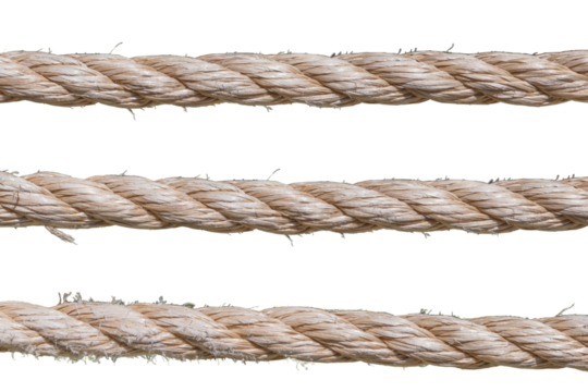 Rope On White or Transparent Background