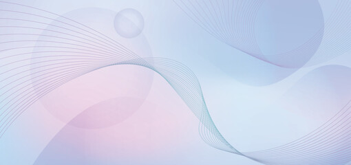 fondo vectorial minimalista abstracto de líneas de ondas en un fondo degradado celeste y rosado, elegante fondo moderno