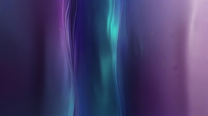 Abstract holographic iridescent purple and turquoise liquid metal texture background. Colorful abstract gleaming fluid material.