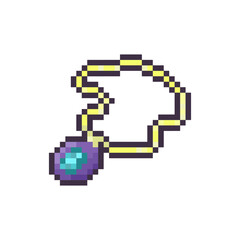 necklace pixel art for dynamic digital projects and designs.