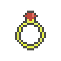 ring pixel art for dynamic digital projects and designs.