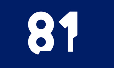 Number Tech Blue Modern Logo