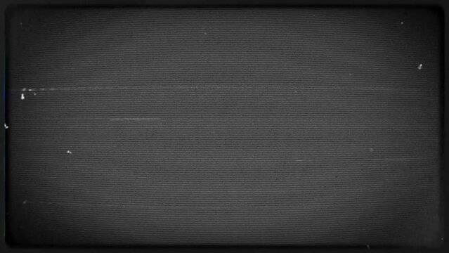Old Film Effect. Noise TV Screen. Nostalgic TV Screen Overlay.