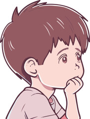 The lovely little boy.