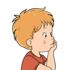 The lovely little boy.