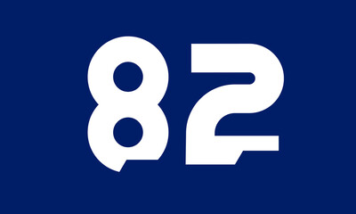 Number Tech Blue Modern Logo