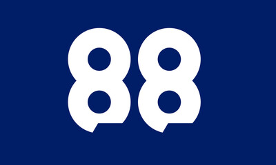 Number Tech Blue Modern Logo