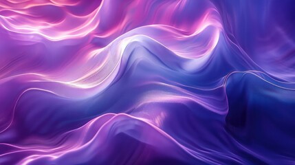 Obraz premium Ethereal Swirls, An Exploration of Abstract Purple Art