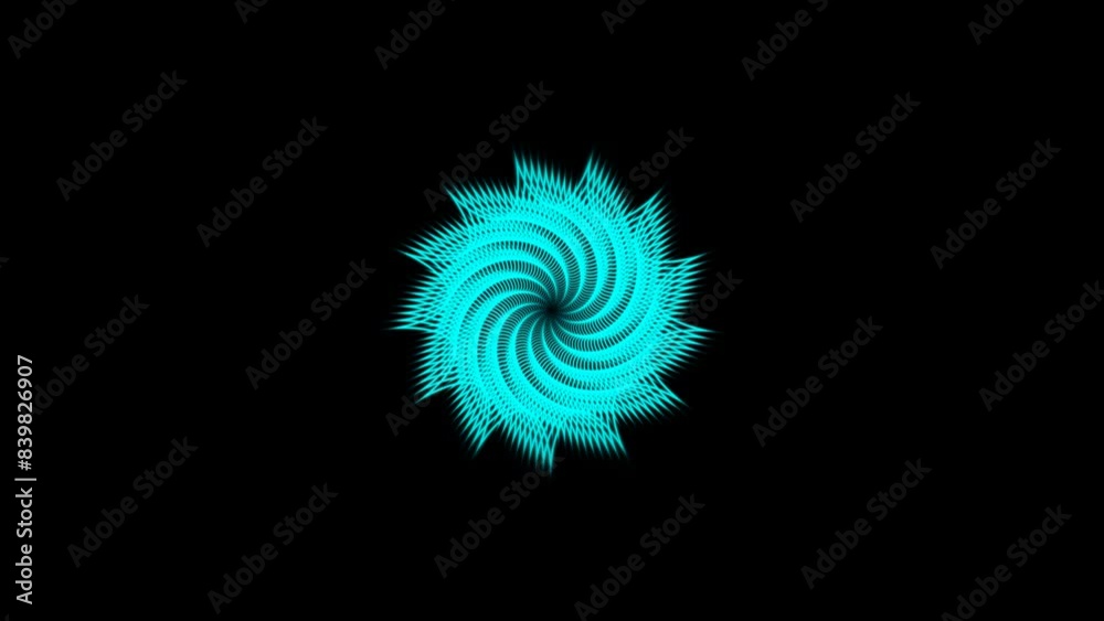 Wall mural pattern animation background loop, footage abstract element for motion graphic, on background seamle