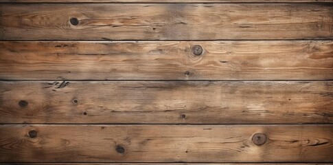 Naklejka premium wood floor textures on a wooden wall a row of wooden planks arranged in a row from left to right, with a small wooden table in the center