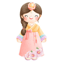 korean girl in hanbok