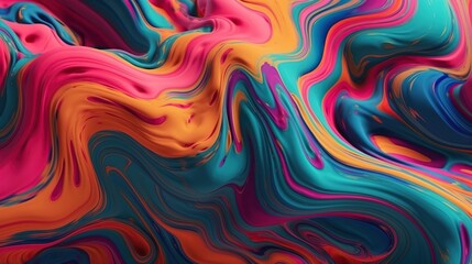 Obraz premium Explore the Depth and Intricacy of 3D Abstract Fluid Backgrounds in Stunning Detail