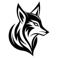 Fototapeta premium wolf head icon