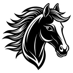 horse head vector