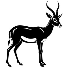 deer silhouette vector © tumpa