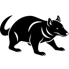 wolf black and white