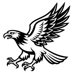 eagle silhouette vector