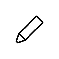 Crayon icon with simple and modern design 