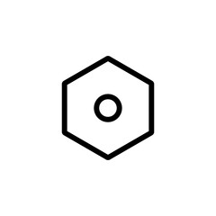 Settings icon with simple and modern design 