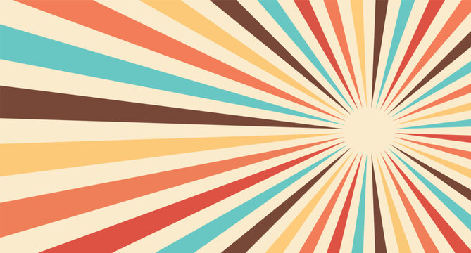 abstract line 1990's years design background vector art