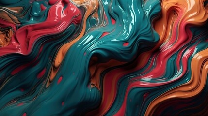 Obraz premium Elegant Abstract Fluid Background: Ultra Detailed 3D Design for Creative Projects