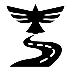 Obraz premium Freedom Path Icon