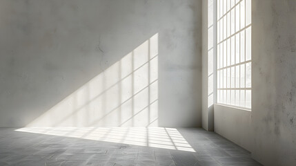 Obraz premium An empty room background design mockup. Suitable for interior concept, modern home or office template.