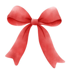 Red Coquette Bow