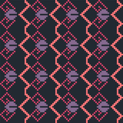 Abstract seamless background pattern pixelated Pixel Seamless Pattern